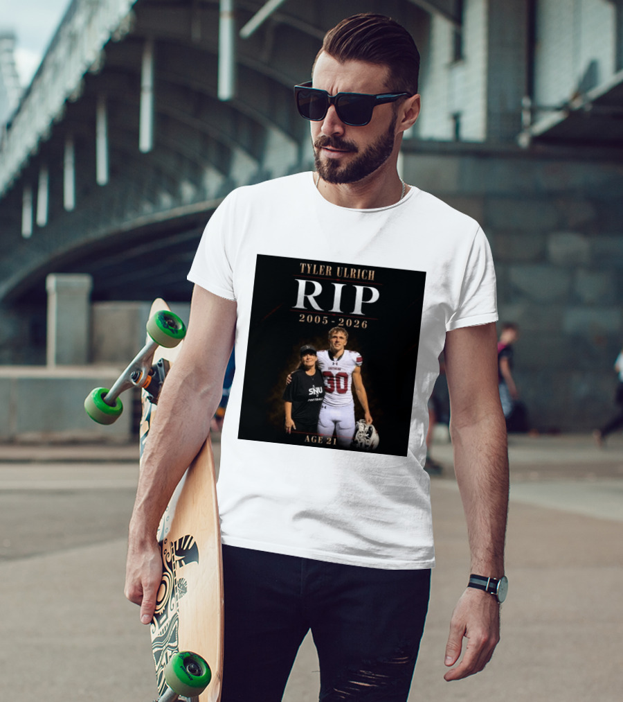 Tyler Ulrich RIP 2005 2026 Age 21 SNU Football T-Shirt