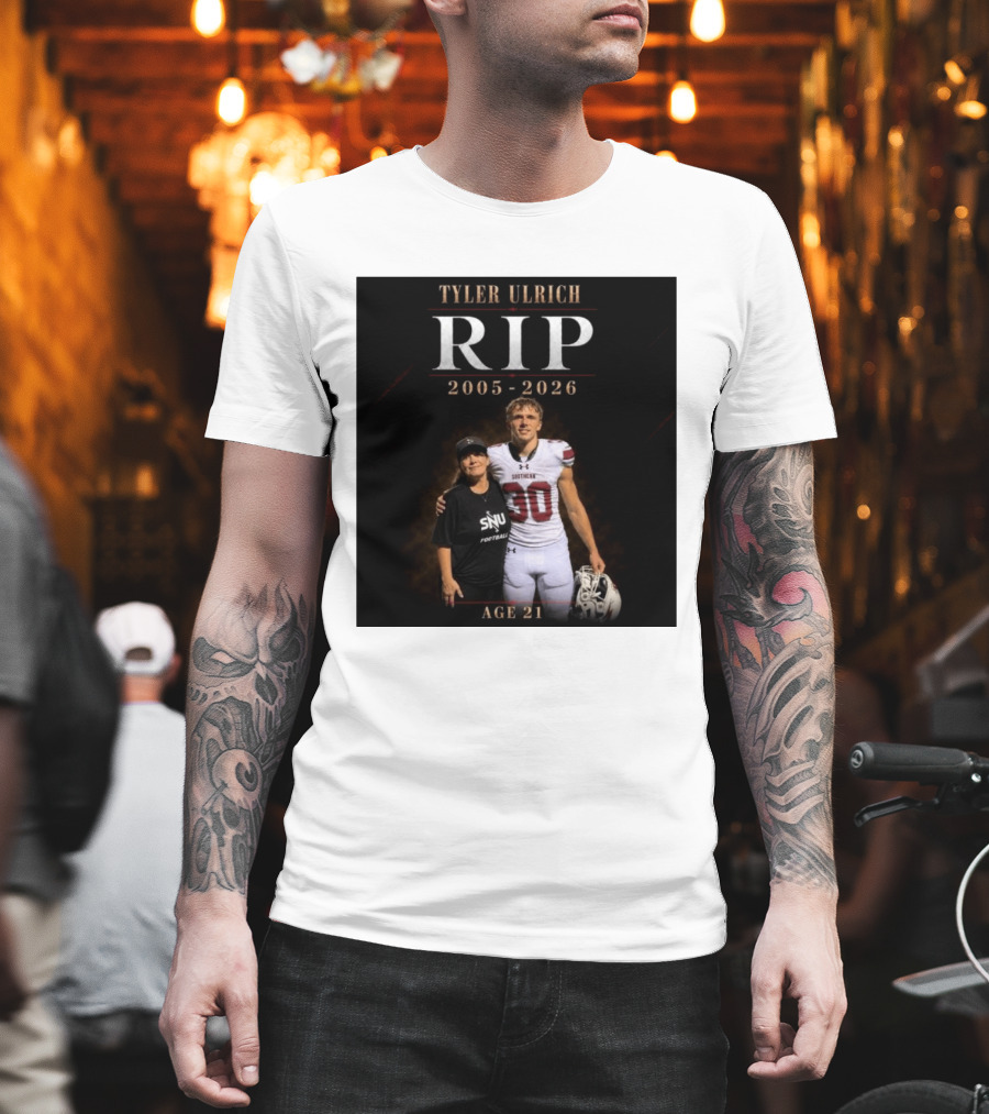 Tyler Ulrich RIP 2005 2026 Age 21 SNU Football T-Shirt