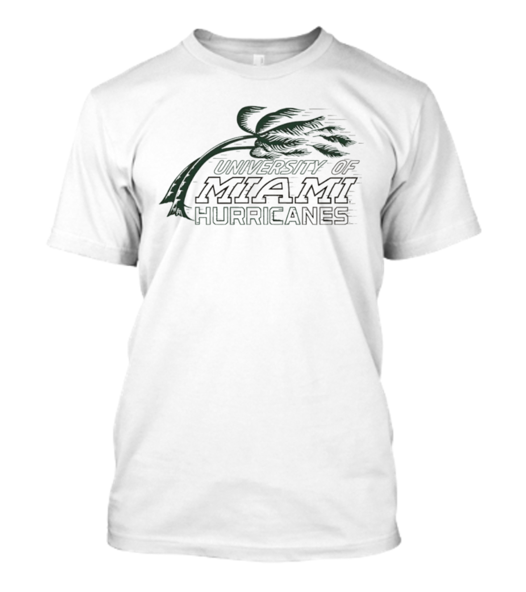 University Of Miami Hurricanes Palm Tree T-Shirt