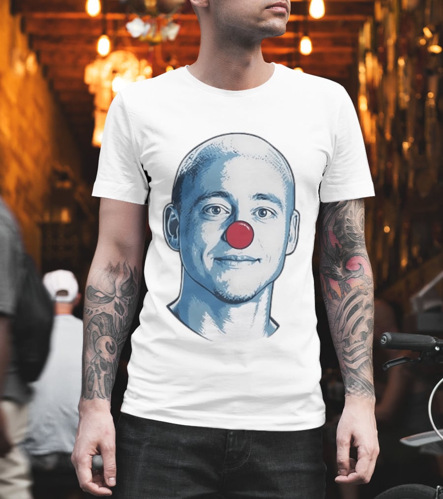 Joe Rogan With Red Nose Podcast Comedian T-Shirt