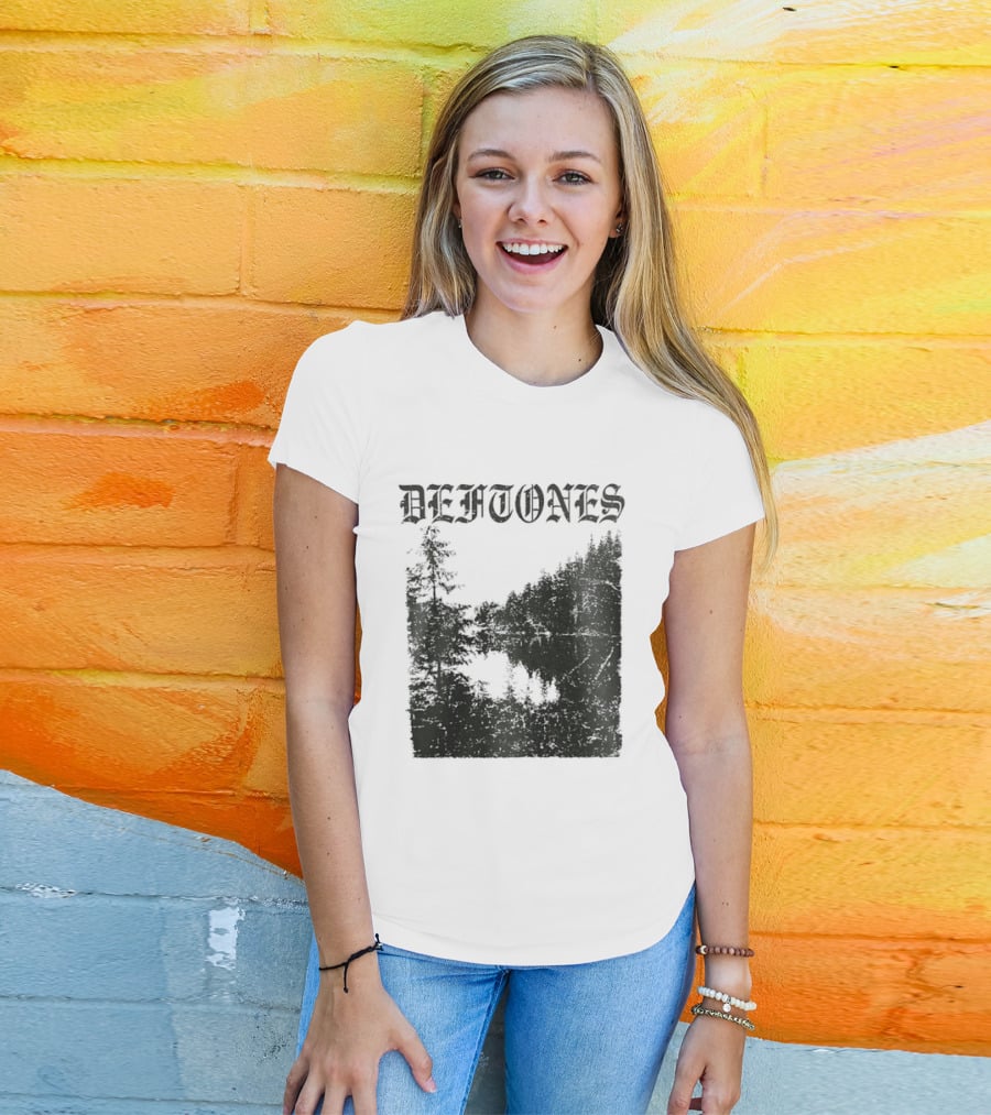 DEFTONES Forest Lake Landscape Alternative Metal T-Shirt