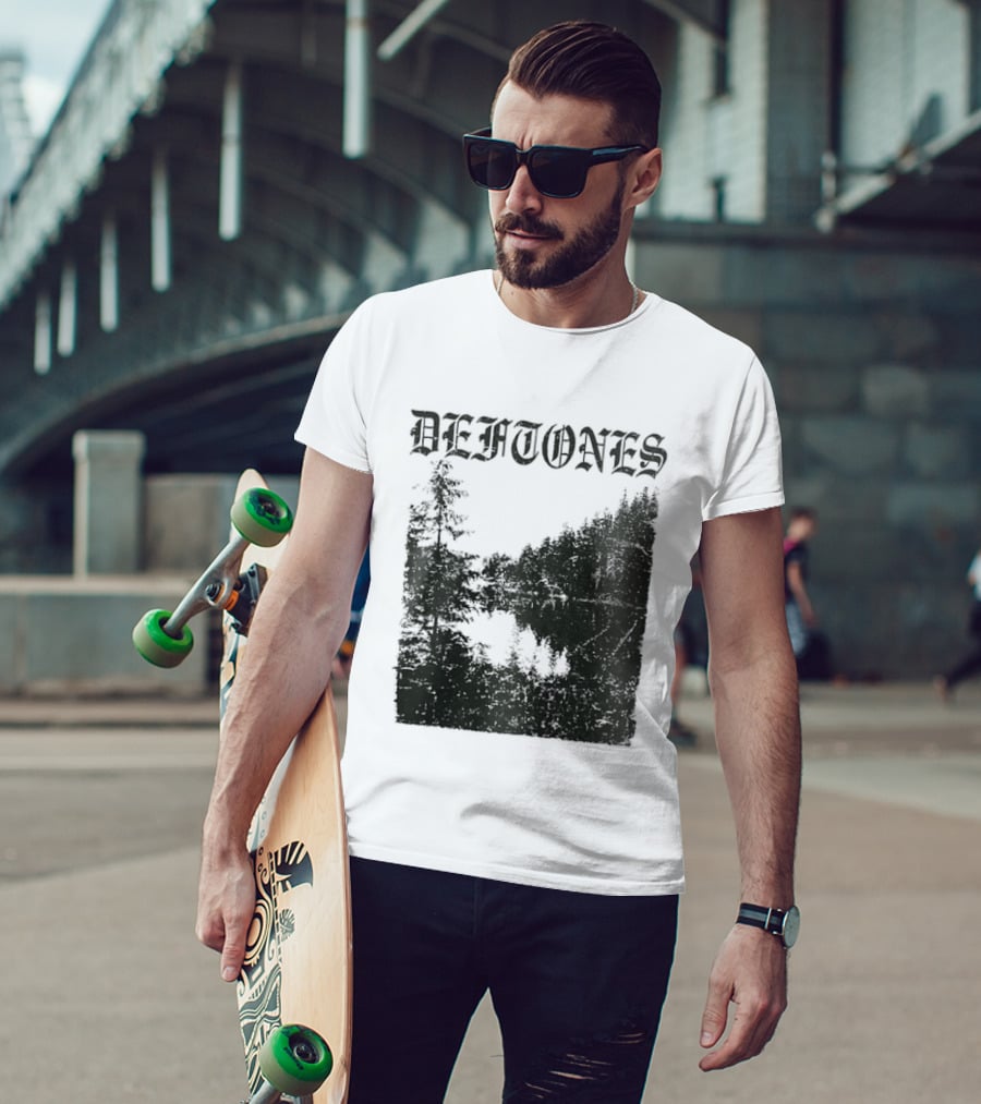 DEFTONES Forest Lake Landscape Alternative Metal T-Shirt