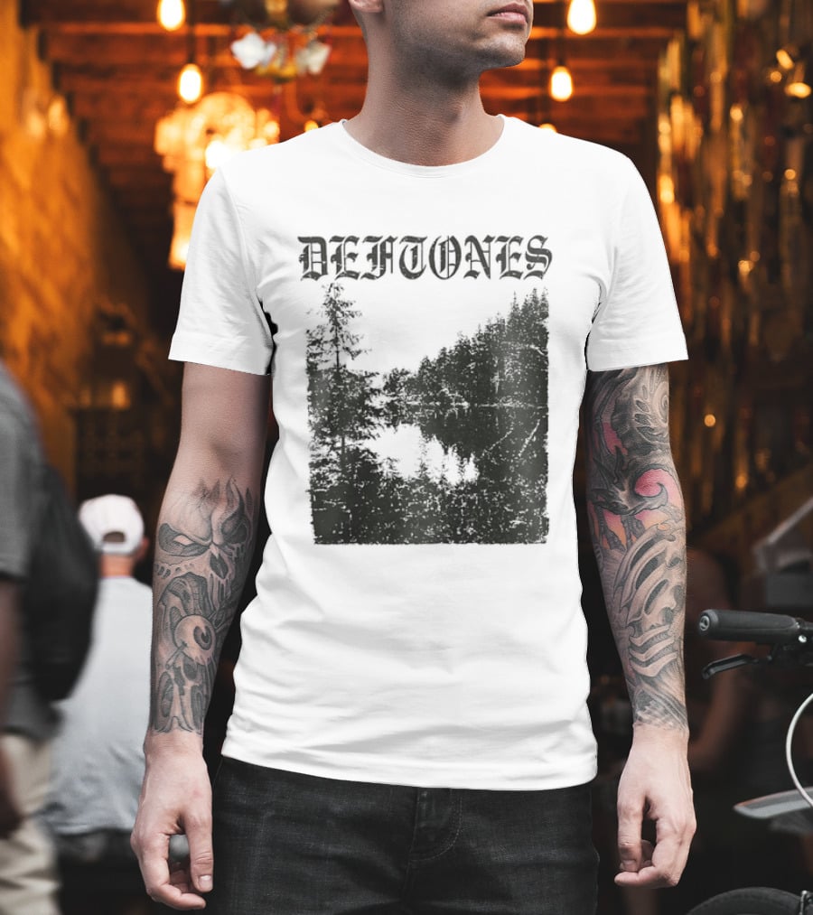 DEFTONES Forest Lake Landscape Alternative Metal T-Shirt