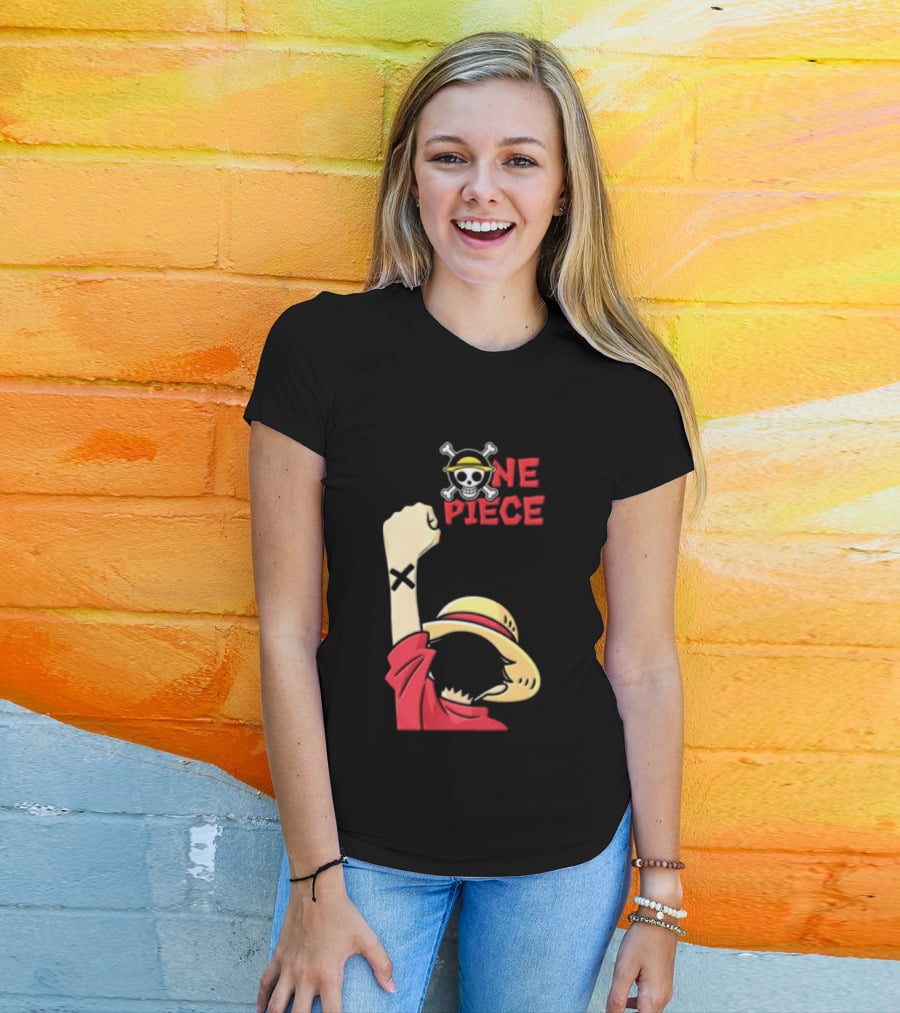 Neha Bora Luffy One Piece Straw Hat T-Shirt