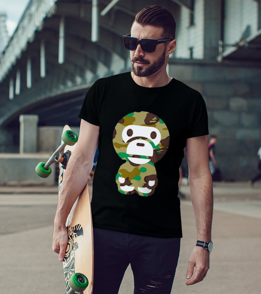 Big Baby Milo 1st Camo Bape T-Shirt