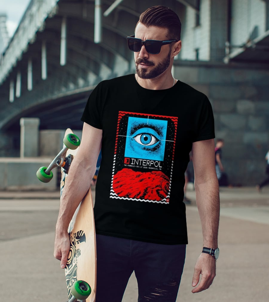 Interpol Eyeball Event Nashville The Pinnacle October 17 2026 T-Shirt