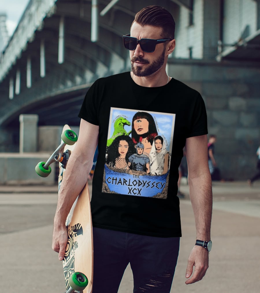 The Charlodyssey XCX Charli Horse Charliclops Charlypso Charlithena Charlisseus Vintage Comic T-Shirt