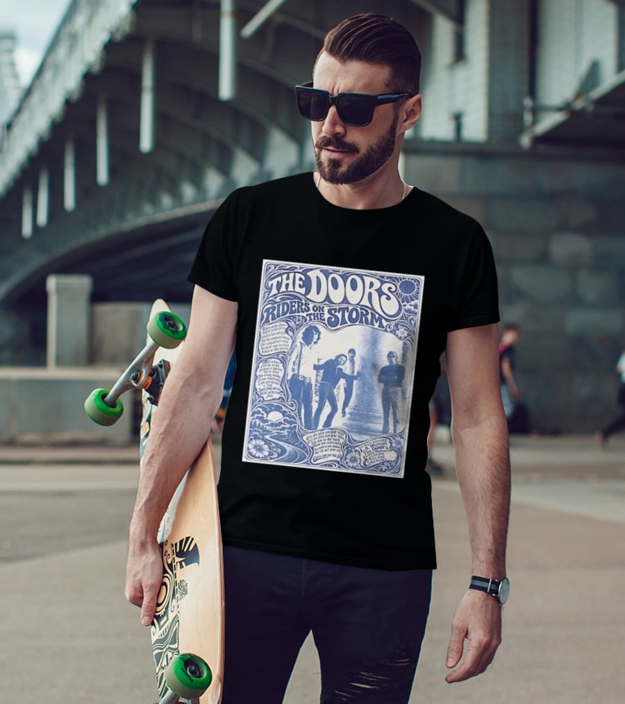 The Doors Riders On The Storm Music Psychedelic Band T-Shirt
