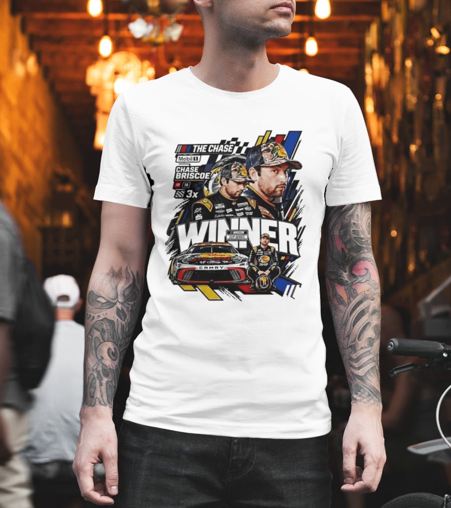 Chase Briscoe Winner 3x NASCAR Cup Series The Chase T-Shirt