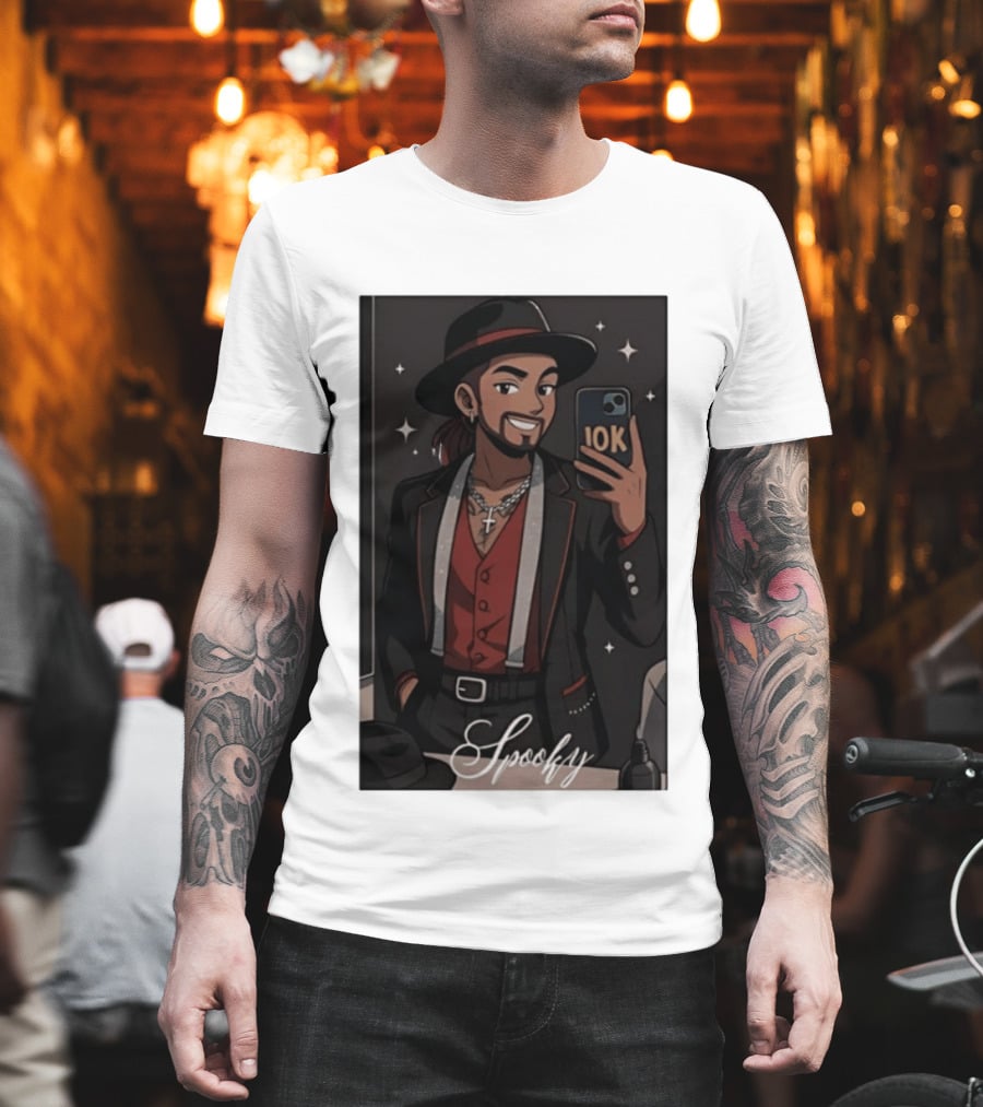 Spooky 10K Selfie Mirror Anime T-Shirt