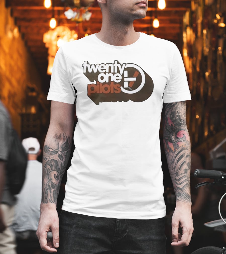 Twenty One Pilots Logo Alternative Rock Band Merchandise T-Shirt