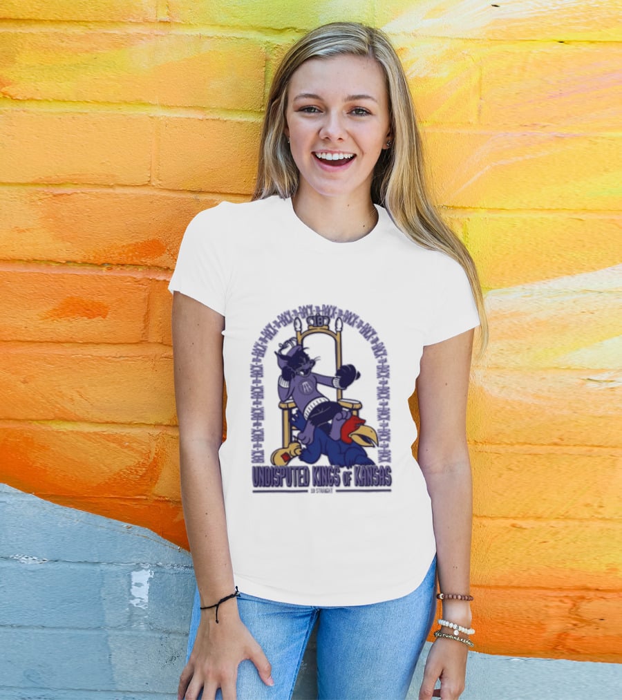 Undisputed Kings Of Kansas Wildcats Throne Victory Over Jayhawk Rivals T-Shirt
