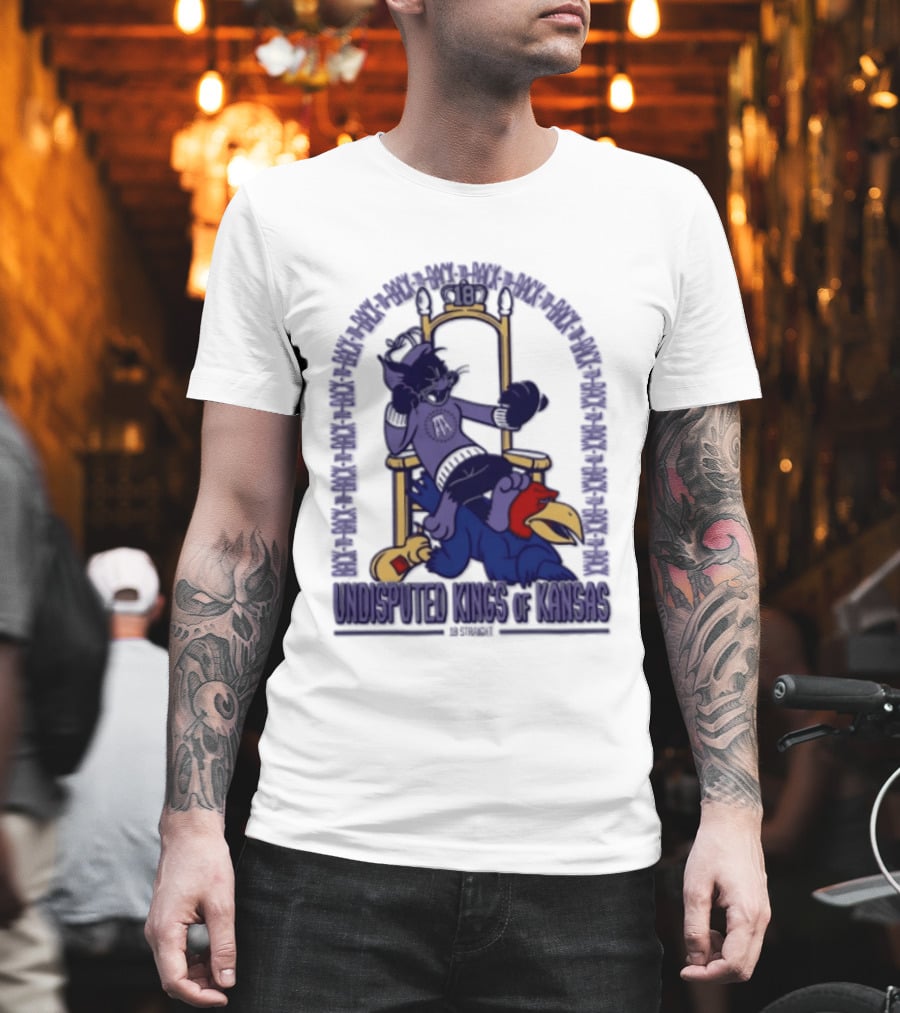 Undisputed Kings Of Kansas Wildcats Throne Victory Over Jayhawk Rivals T-Shirt