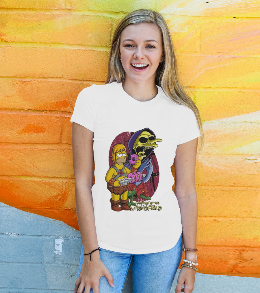 Masters Of The Springfield Homer Simps Skeletor Mashup T-Shirt