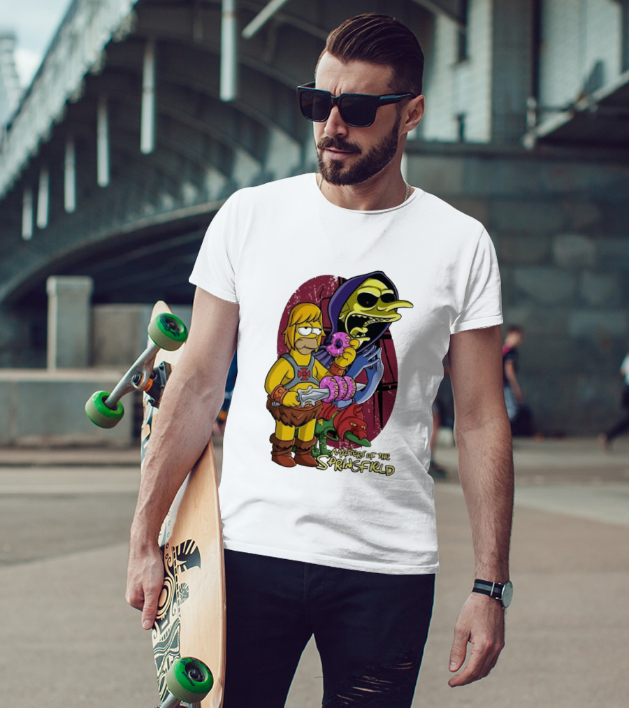 Masters Of The Springfield Homer Simps Skeletor Mashup T-Shirt