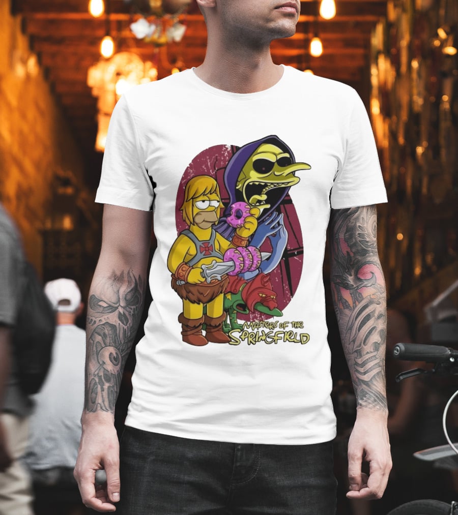 Masters Of The Springfield Homer Simps Skeletor Mashup T-Shirt