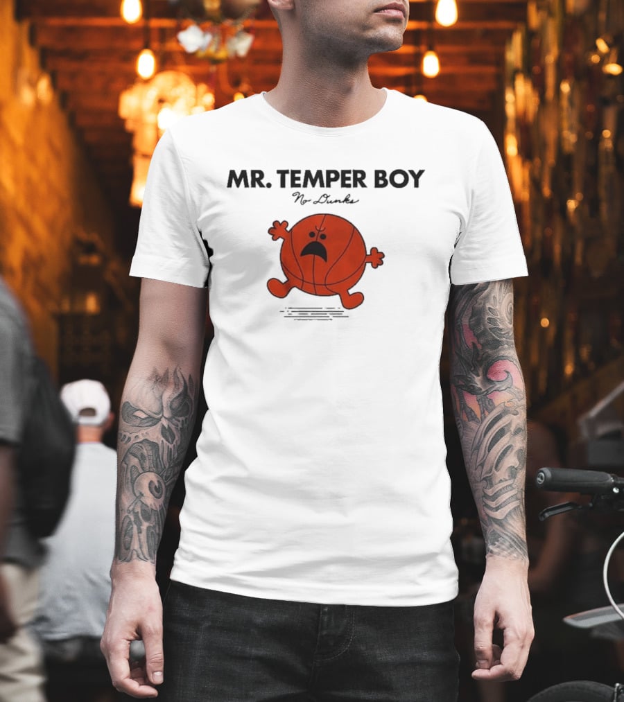 Mr. Temper Boy No Dunks Klay Thompson Essential Basketball T-Shirt