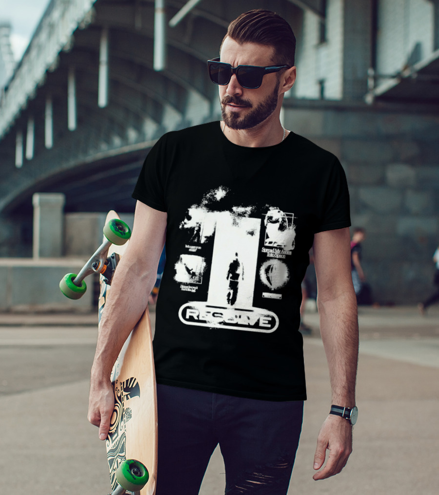 Resolve Space Ashes Rocket Adventure Distressed T-Shirt