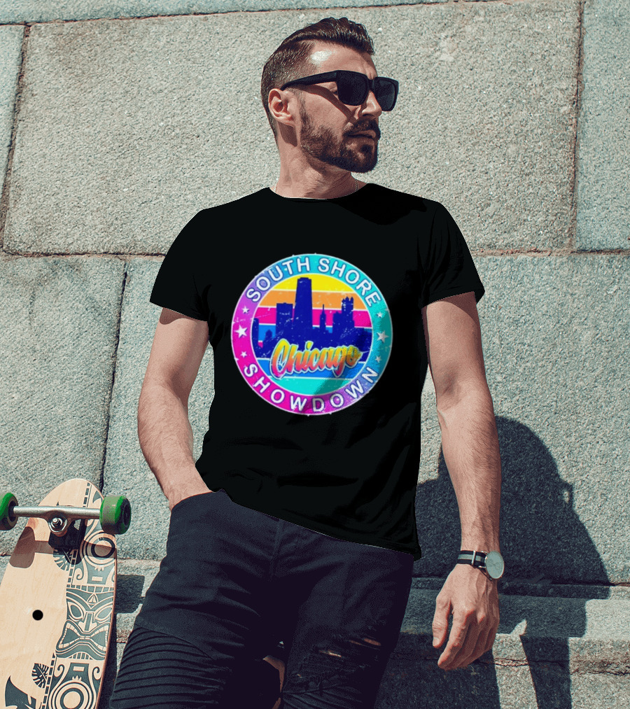 South Shore Showdown Chicago Skyline T-Shirt