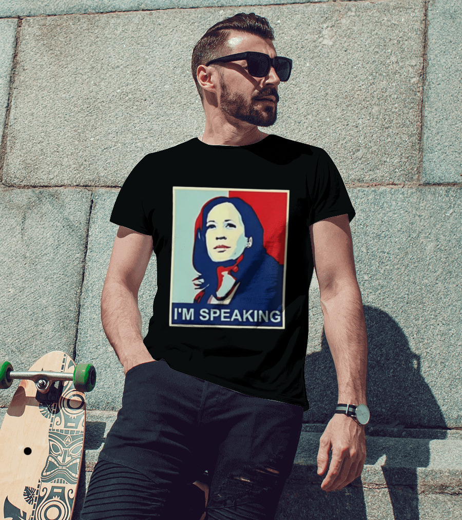 Kamala Harris I'm Speaking Retro Pop T-Shirt
