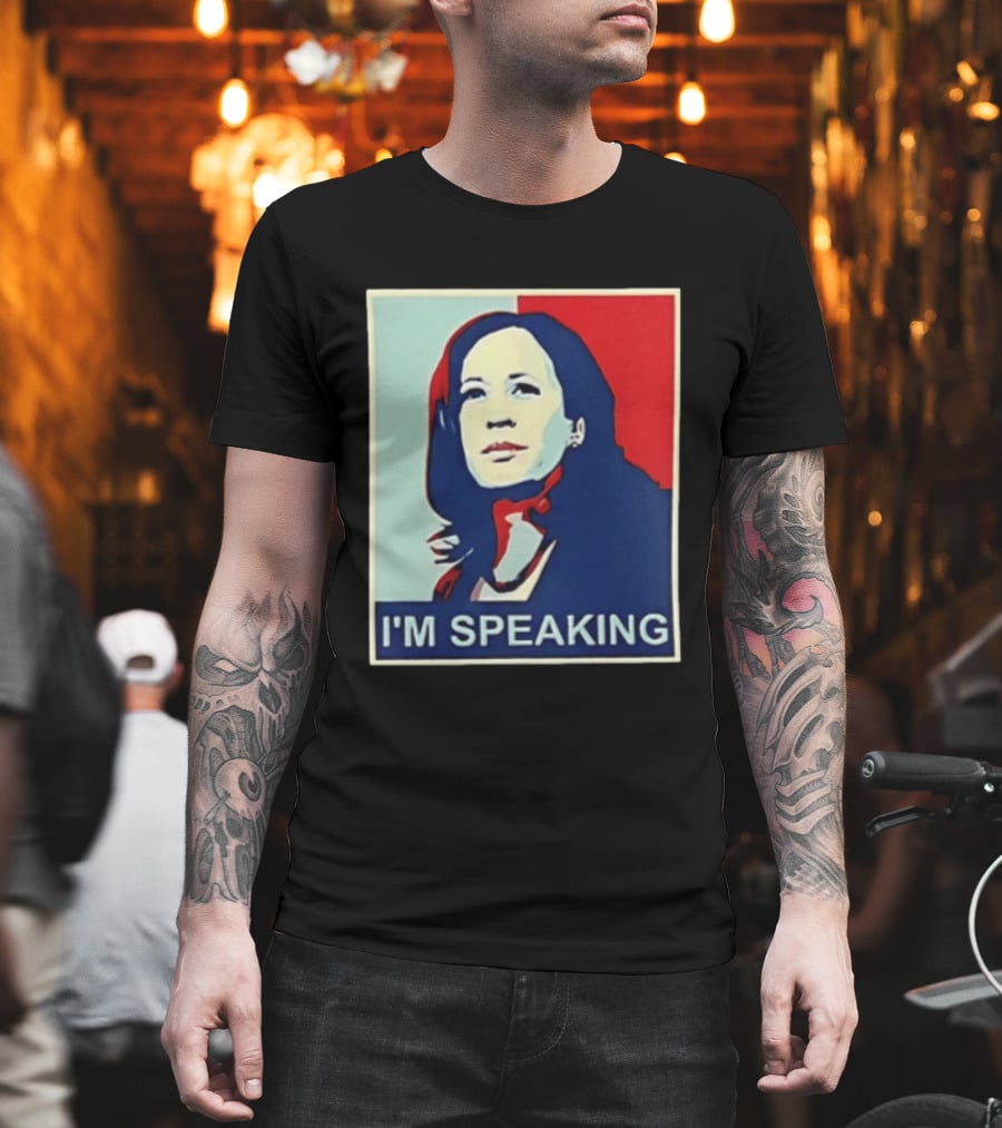 Kamala Harris I'm Speaking Retro Pop T-Shirt