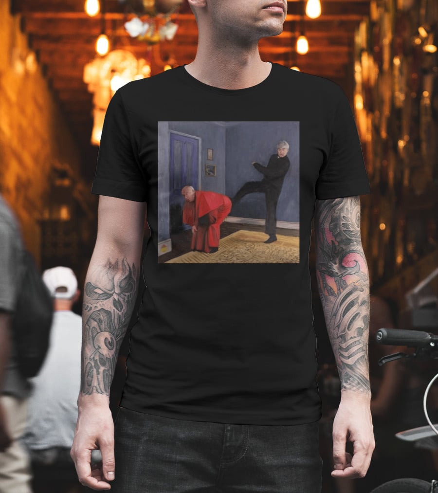 Surrealist Painting Absurdist Humor Bizarre Room Scene T-Shirt