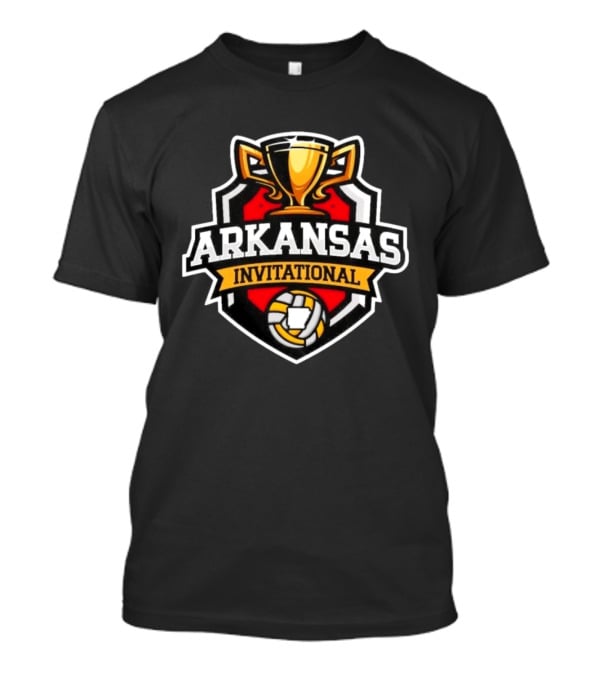 Arkansas Invitational Volleyball Trophy Tournament Soccer Ball T-Shirt