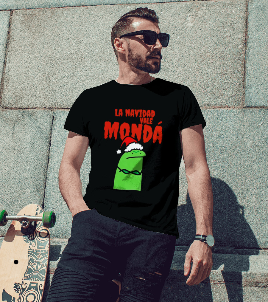 La Navidad Vale Mondá Flork Christmas Grinch Mood T-Shirt