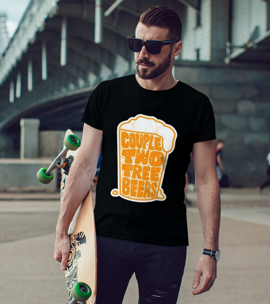 Couple Two Tree Beers Beer Drinking T-Shirt