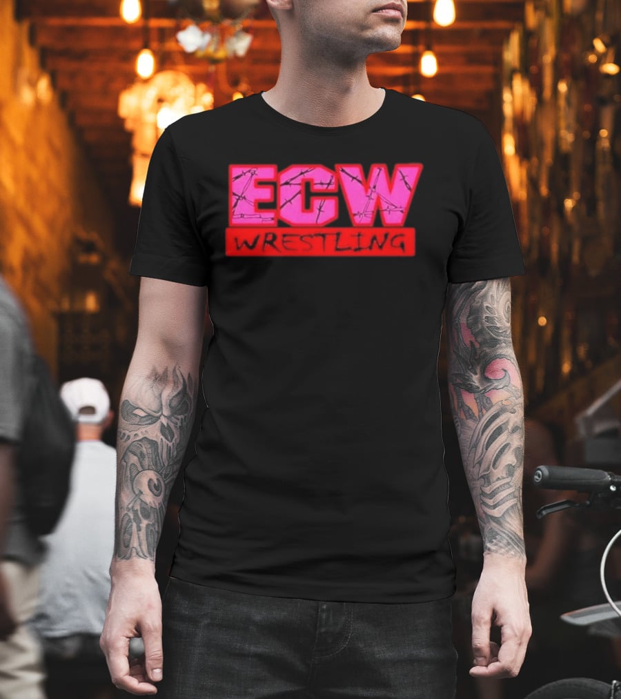 ECW Wrestling Barbed Wire T-Shirt