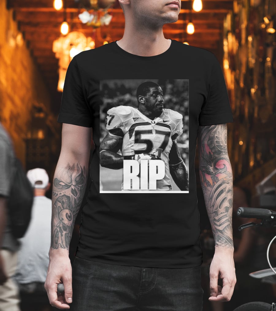 R.I.P Allen Bailey 1989 2026 Football Tribute 57 T-Shirt