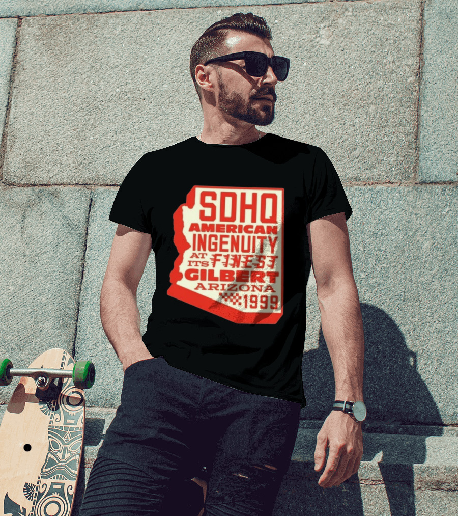 SDHQ American Ingenuity Gilbert Arizona 1999 Racing T-Shirt