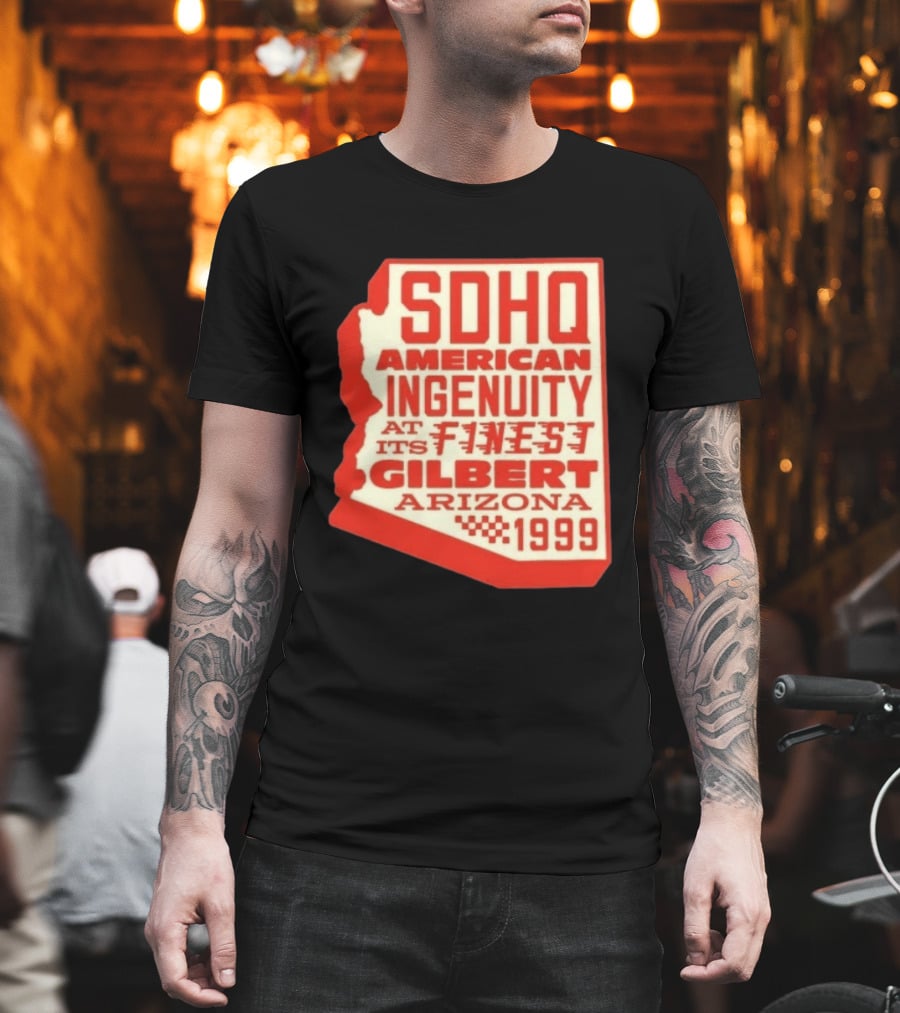 SDHQ American Ingenuity Gilbert Arizona 1999 Racing T-Shirt