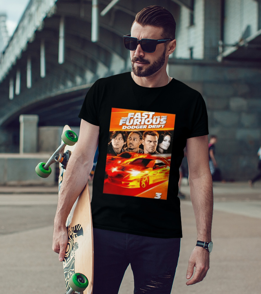 The Fast And The Furious Dodger Drift 3 T-Shirt