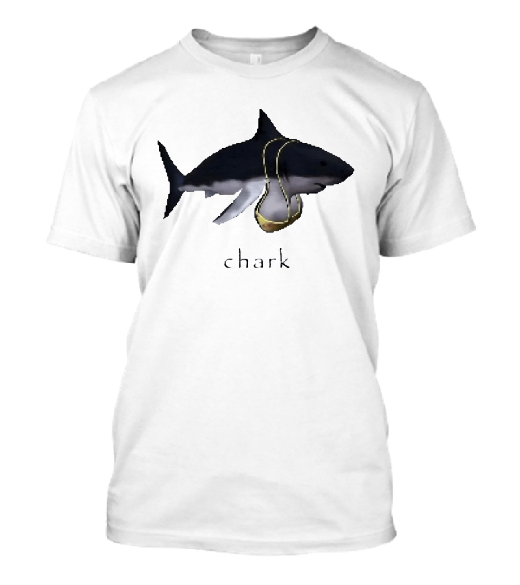 Chark Shark Bikini Humor Image T-Shirt