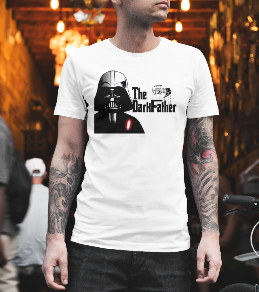 The Darth Father Star Wars Sith Lord And TIE Fighter T-Shirt