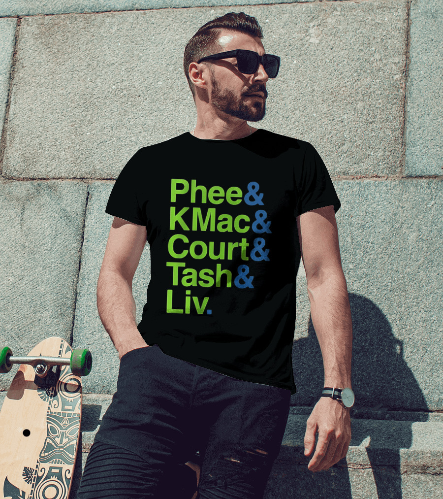 Minnesota Lynx Phee KMac Court Tash Liv Basketball 2026 T-Shirt
