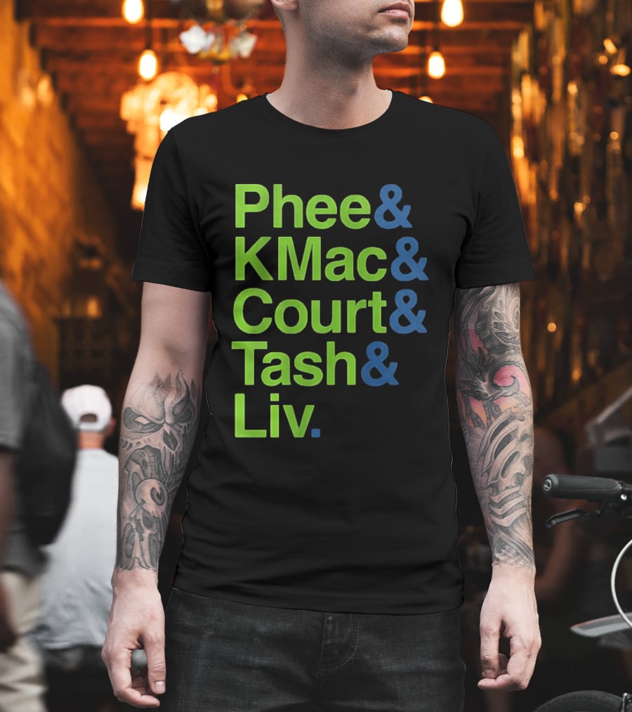 Minnesota Lynx Phee KMac Court Tash Liv Basketball 2026 T-Shirt