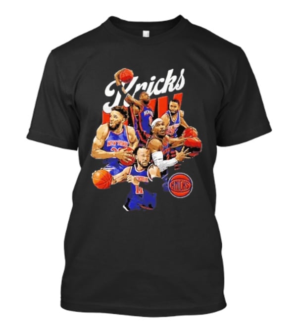 New York Knicks Jalen Brunson Julius Randle Mitchell Robinson NBA Players T-Shirt