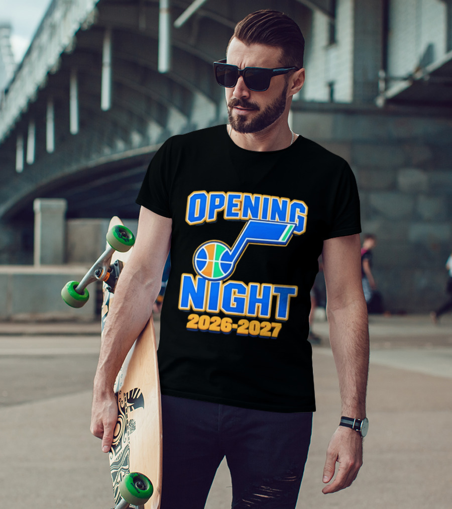 Opening Night 2026 2027 Utah Jazz Basketball Event T-Shirt