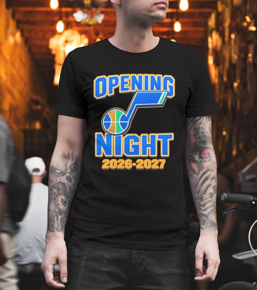 Opening Night 2026 2027 Utah Jazz Basketball Event T-Shirt