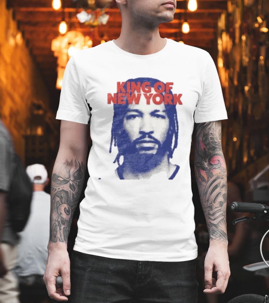 King Of New York Halftone Jalen Brunson T-Shirt