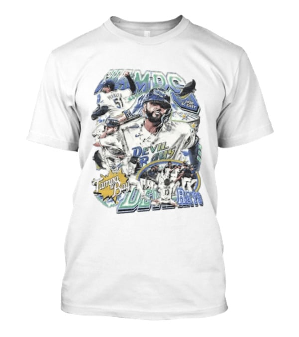 Tampa Bay Devil Rays 2026 AL East Champs Peralta Camino Baseball Triumph T-Shirt