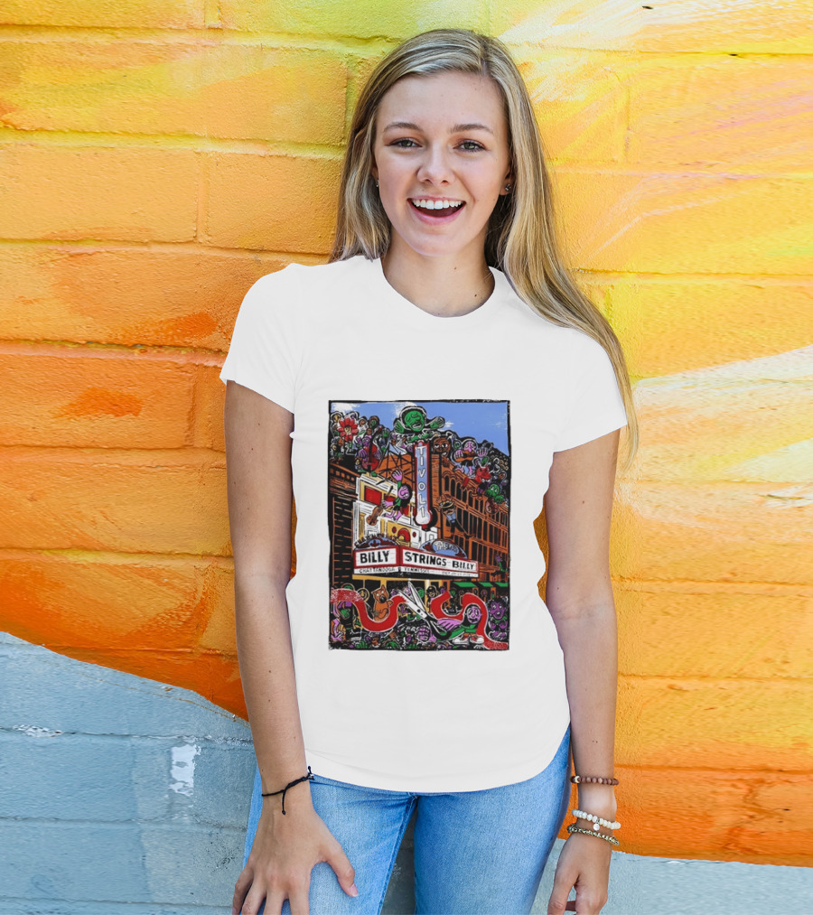 Billy Strings Live Tivoli Theatre Chattanooga Tennessee 2026 Psychedelic Concert T-Shirt