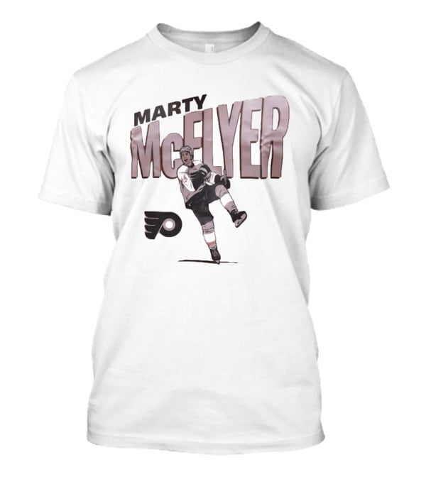 Marty McFlyer Philadelphia Flyers Hockey Fusion T-Shirt