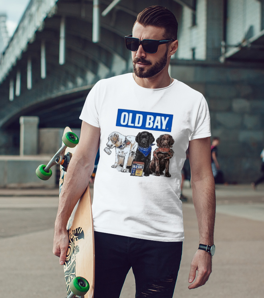 Old Bay Seasoning Labrador Puppies Trio T-Shirt