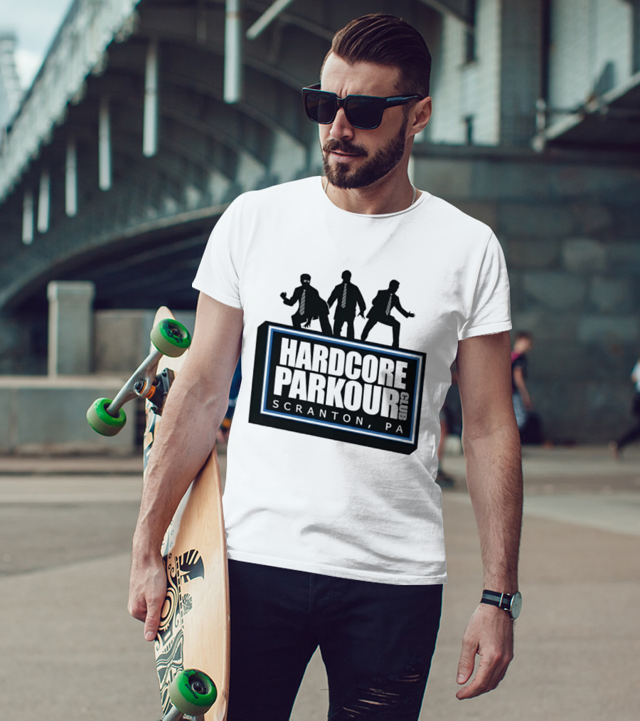 Hardcore Parkour Club Scranton PA The Office T-Shirt