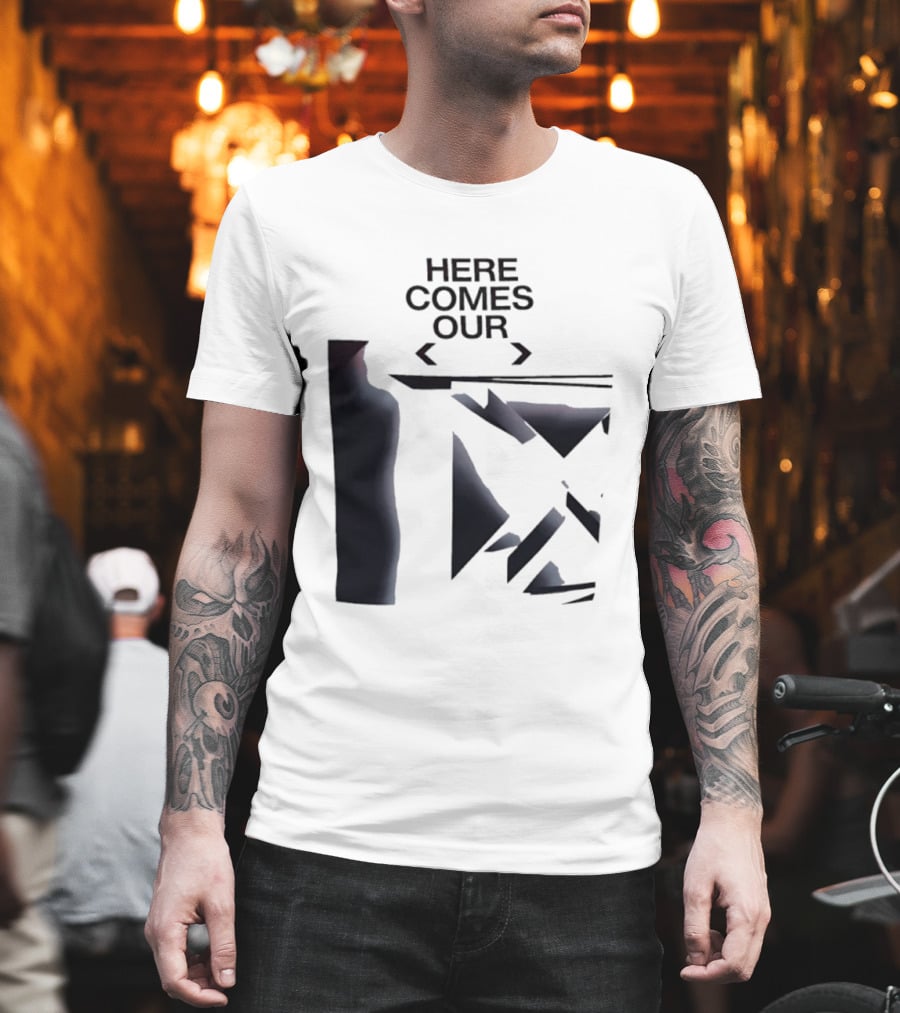 Here Comes Our Geometric Minimalist T-Shirt
