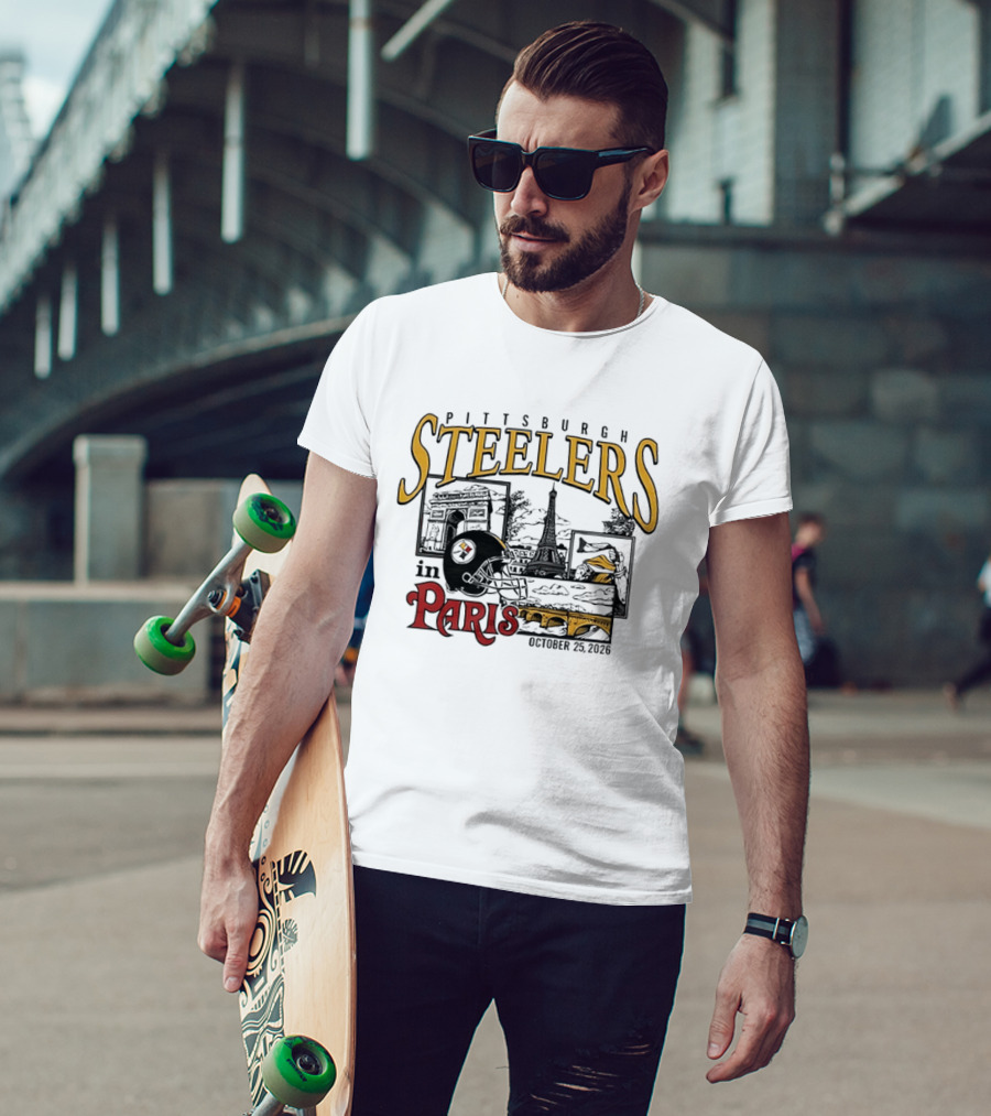 Pittsburgh Steelers In Paris October 25 2026 T-Shirt