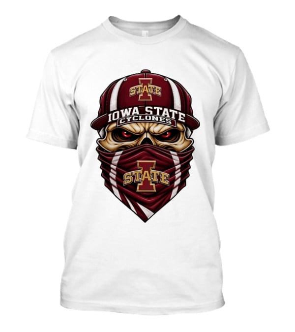 Iowa State Cyclones Skull Bandana ISU Hat T-Shirt
